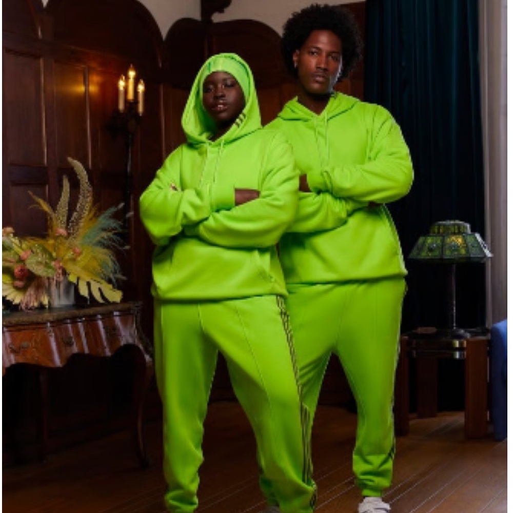 IVY PARK Neon Green Track Pants & Joggers